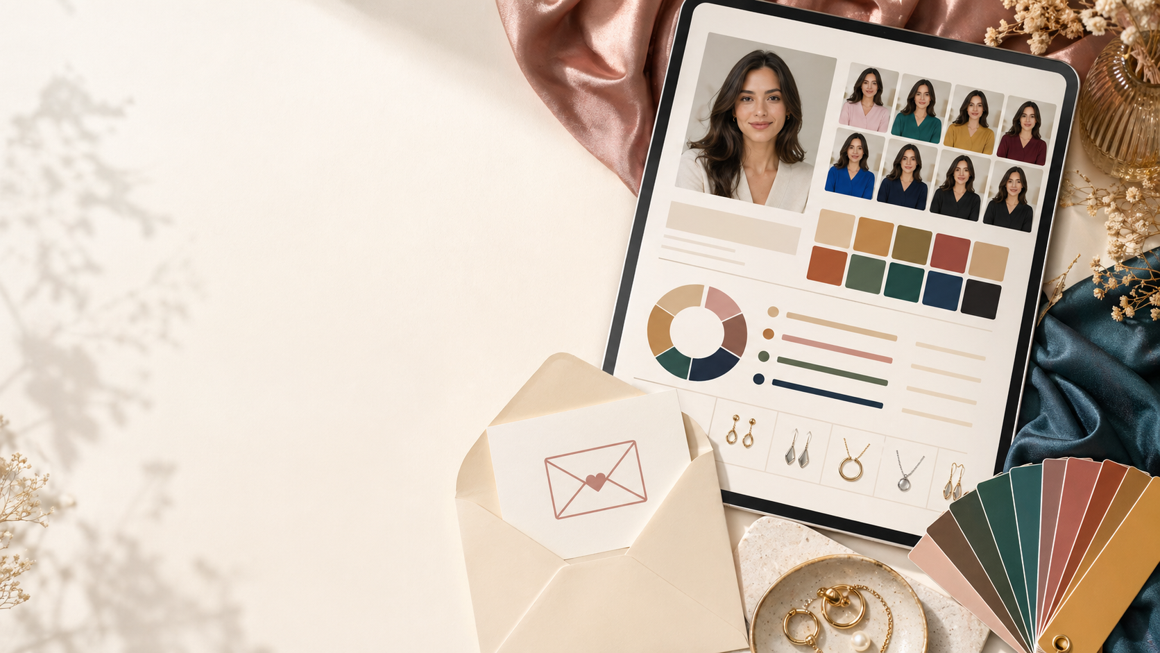 Preview of a free personal color report sent by email